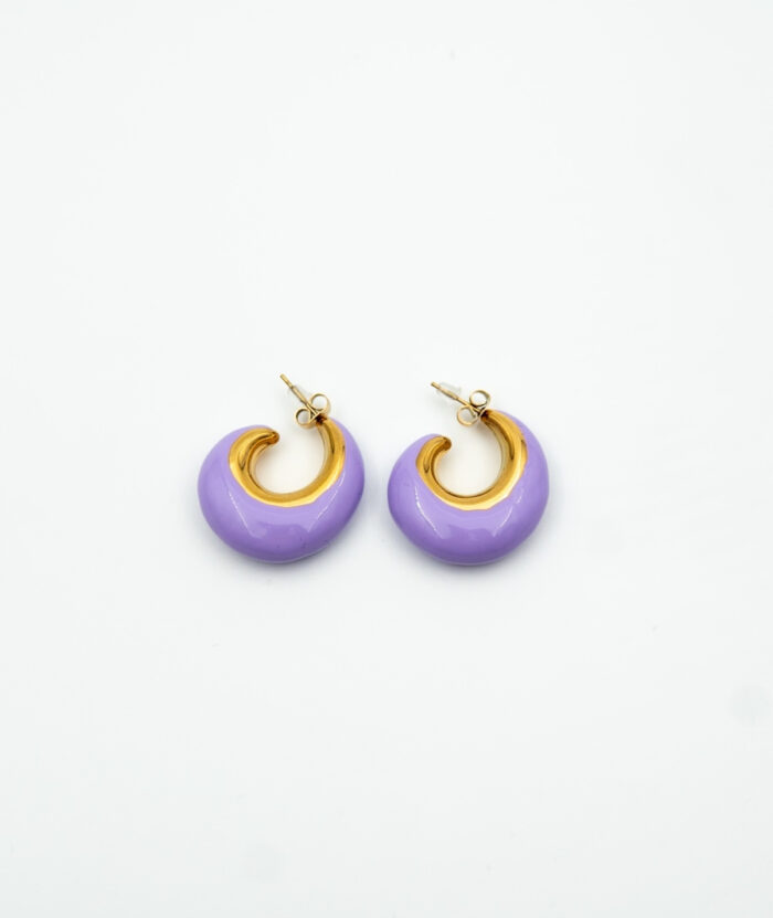 PURPLE HOOPS- ΚΡΙΚΟΙ ΜΩΒ ΜΕ ΚΑΡΦΑΚΙ