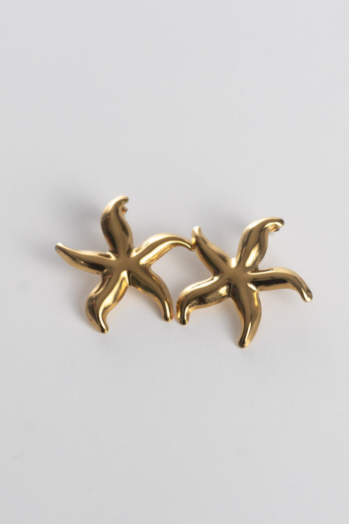Gold Starfish Earrings