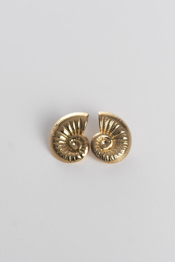 Golden Nautilus Earrings