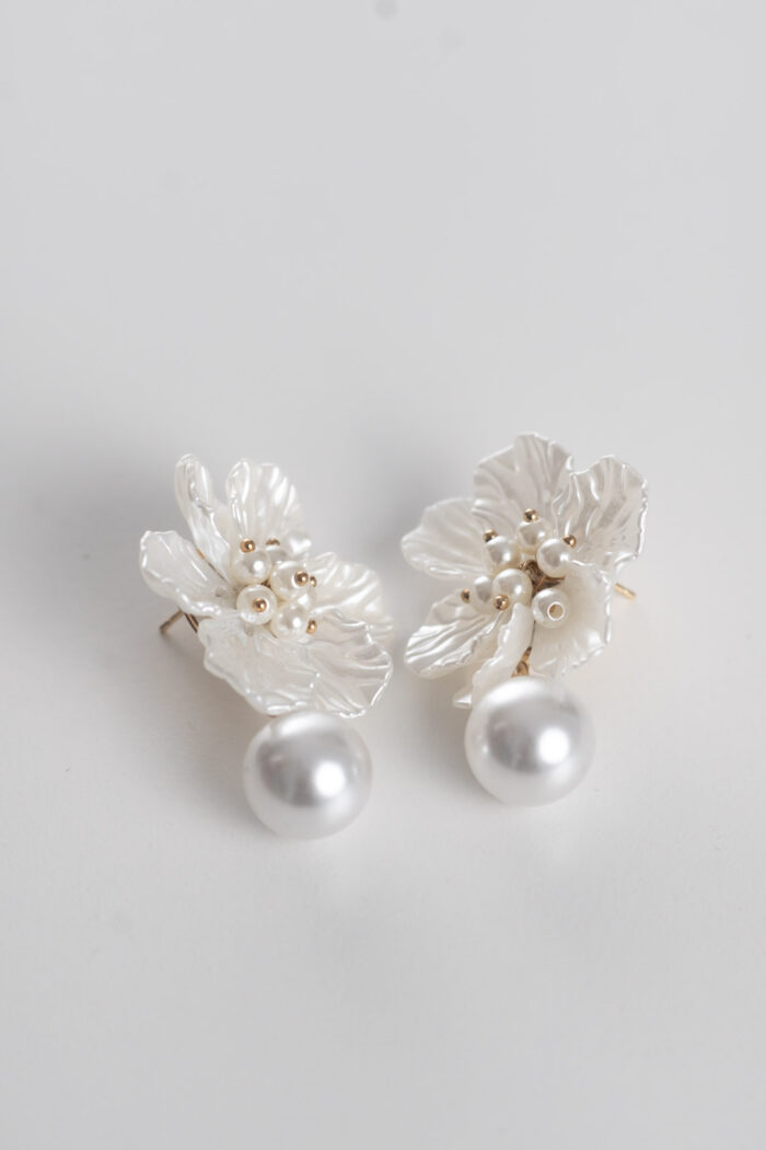 Petal Bloom Earrings Stainless Steel