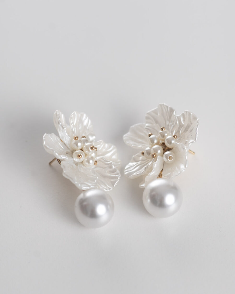 Petal Bloom Earrings Stainless Steel