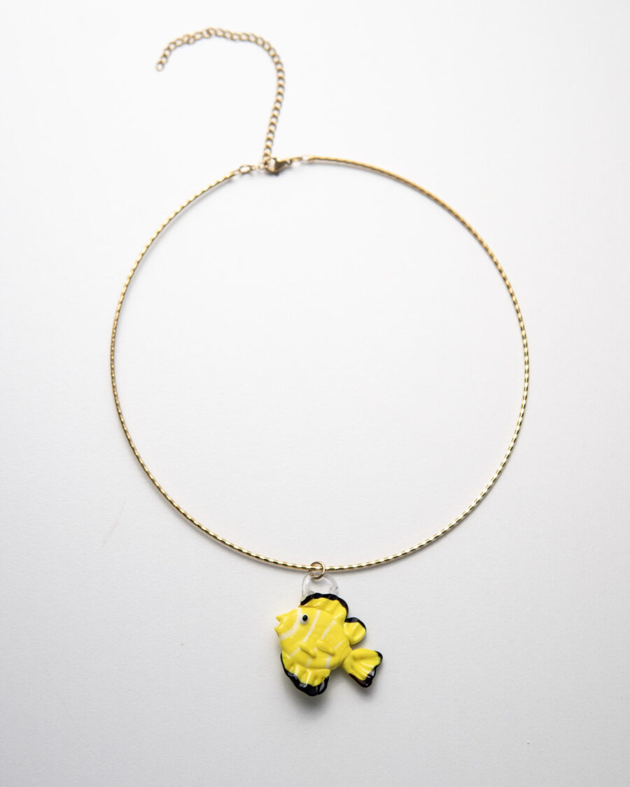 Oceanic Treasures Yellow Necklace