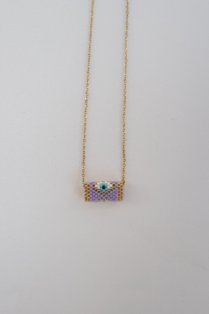 Eye Like You Purple Necklace