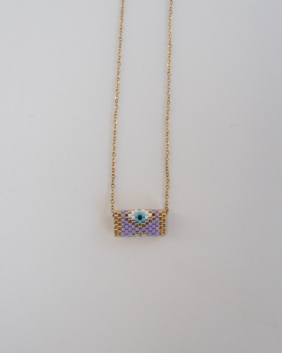 Eye Like You Purple Necklace