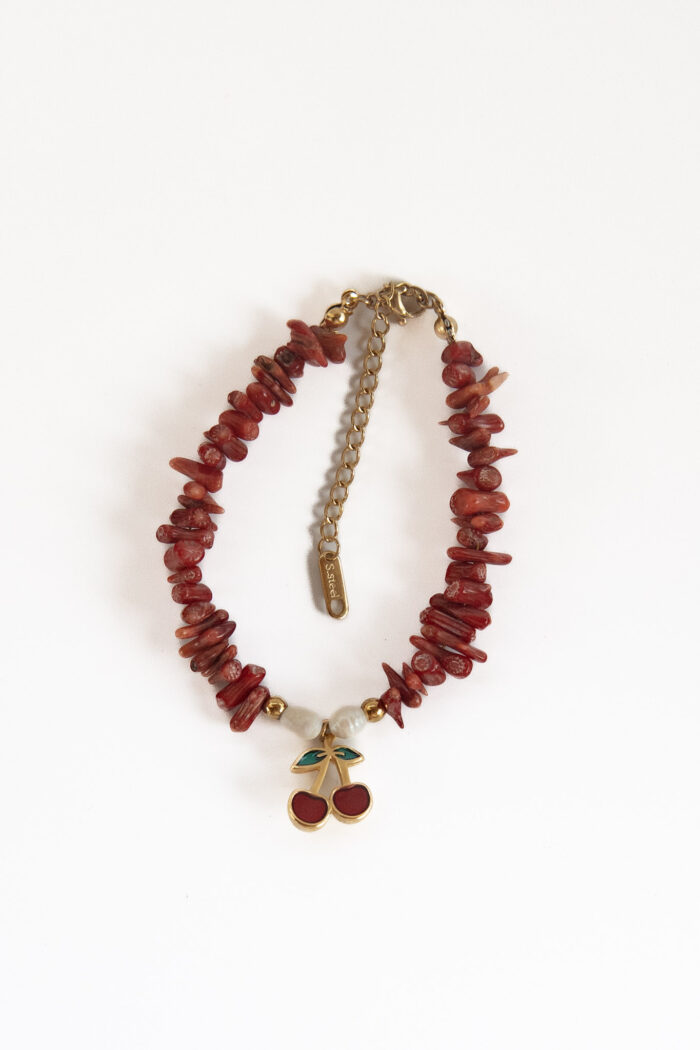 Red Cherries Handmade Bracelet