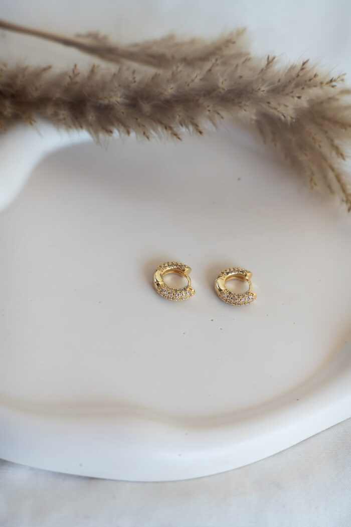 Iris Gold Earrings