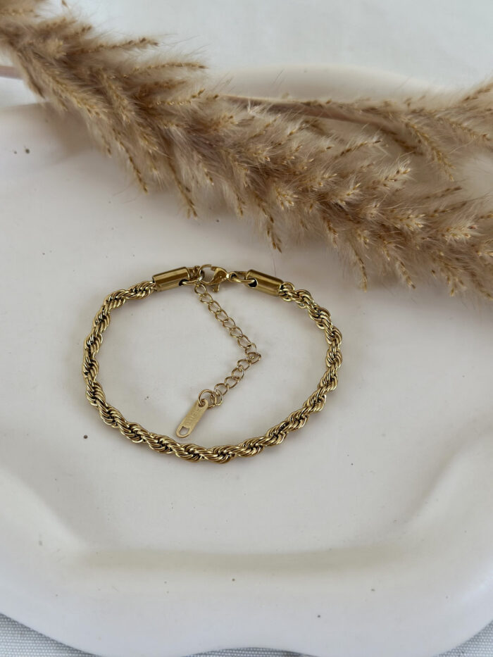 Plexia Gold Bracelet - Seleniajewels