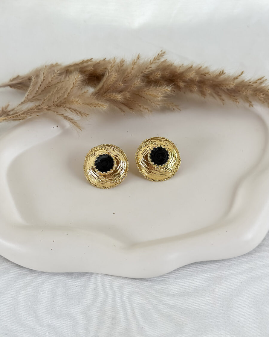 Barbara Black Earrings - Seleniajewels