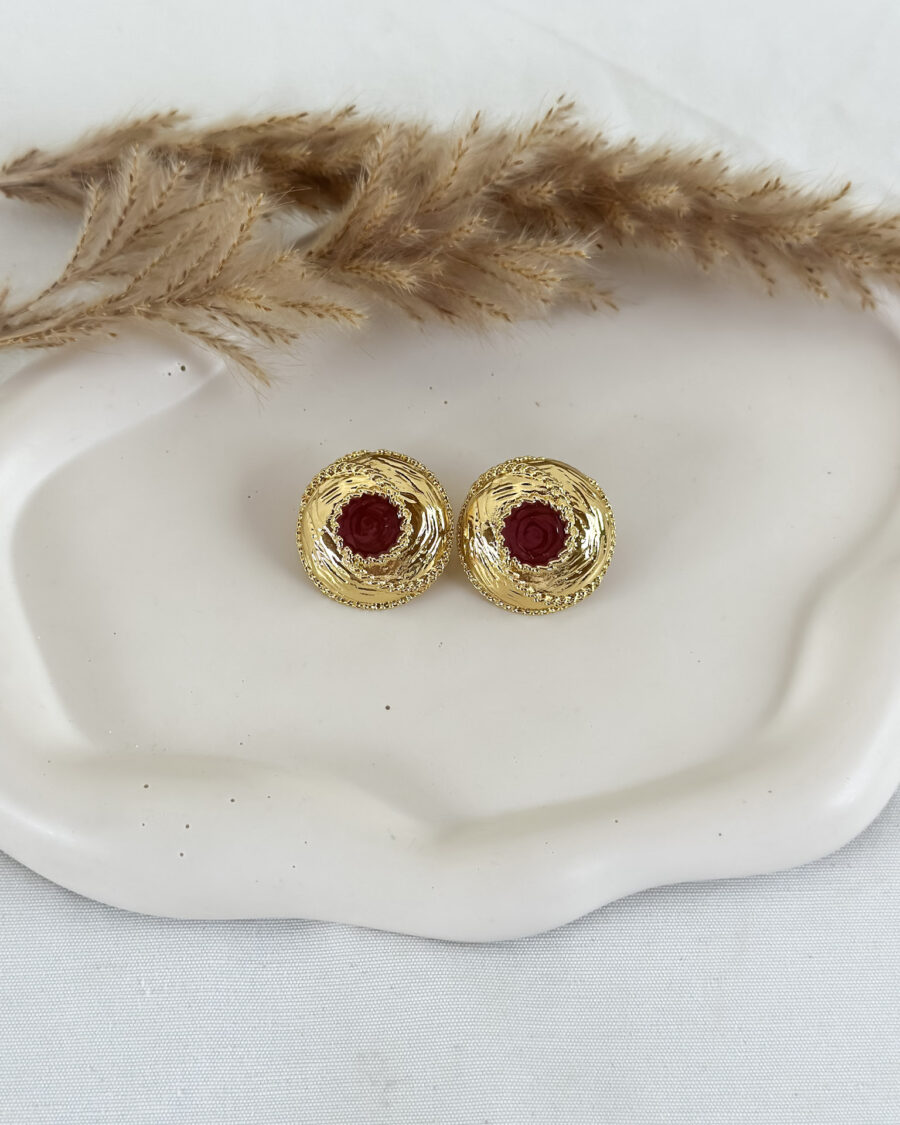 Barbara Red Earrings