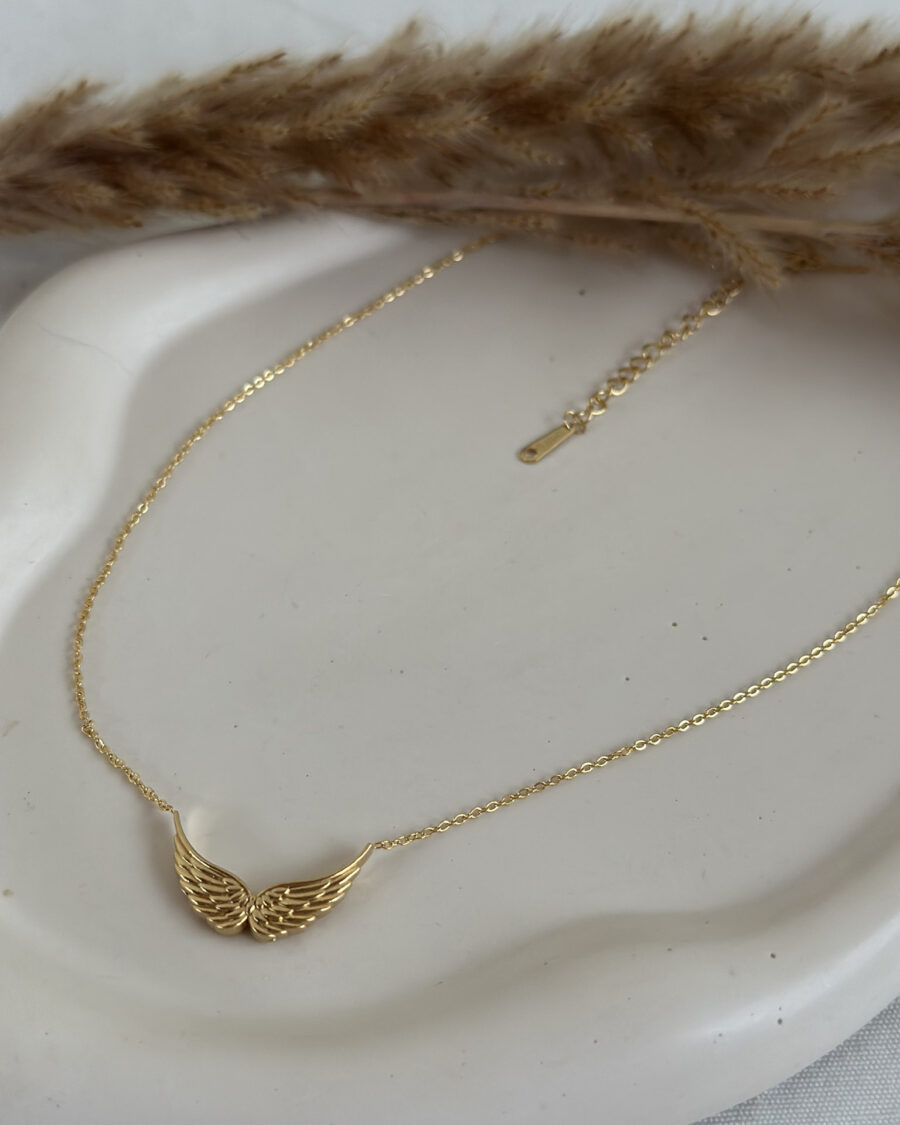 Angel Gold Necklace - Seleniajewels