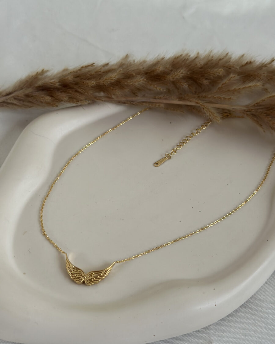 Angel Gold Necklace - Seleniajewels