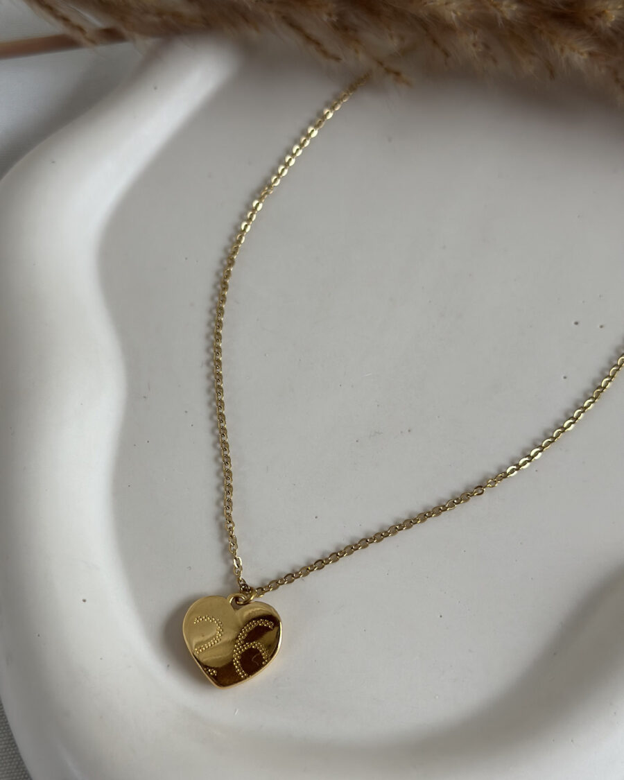 Lucky 26 Gold Necklace - Seleniajewels