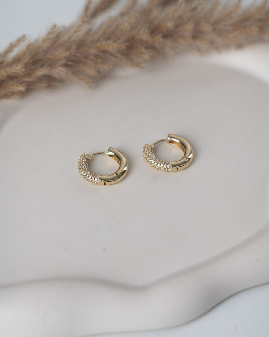Hera Gold Hoops - Seleniajewels
