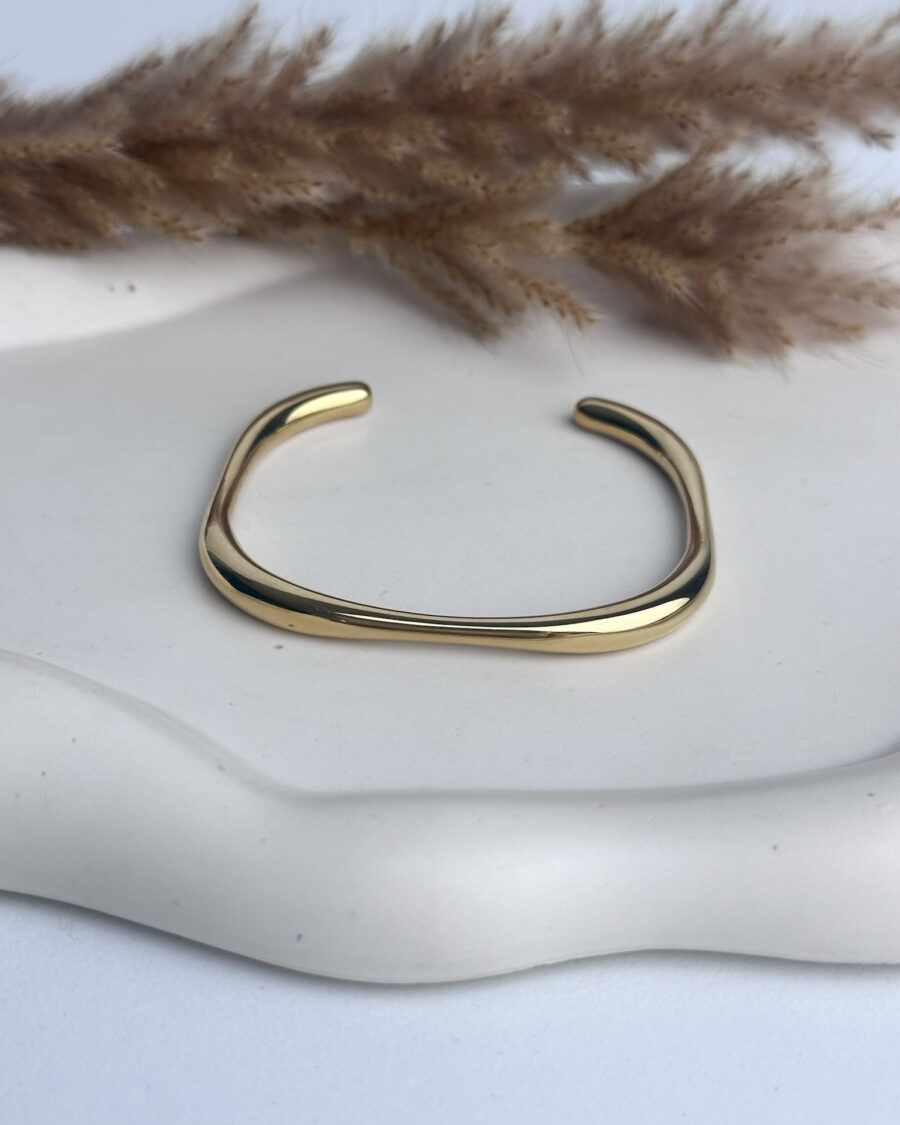 Amara Gold Cuff - Seleniajewels
