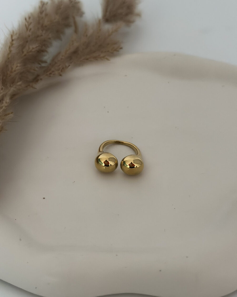 Opaline Gold Ring - Seleniajewels