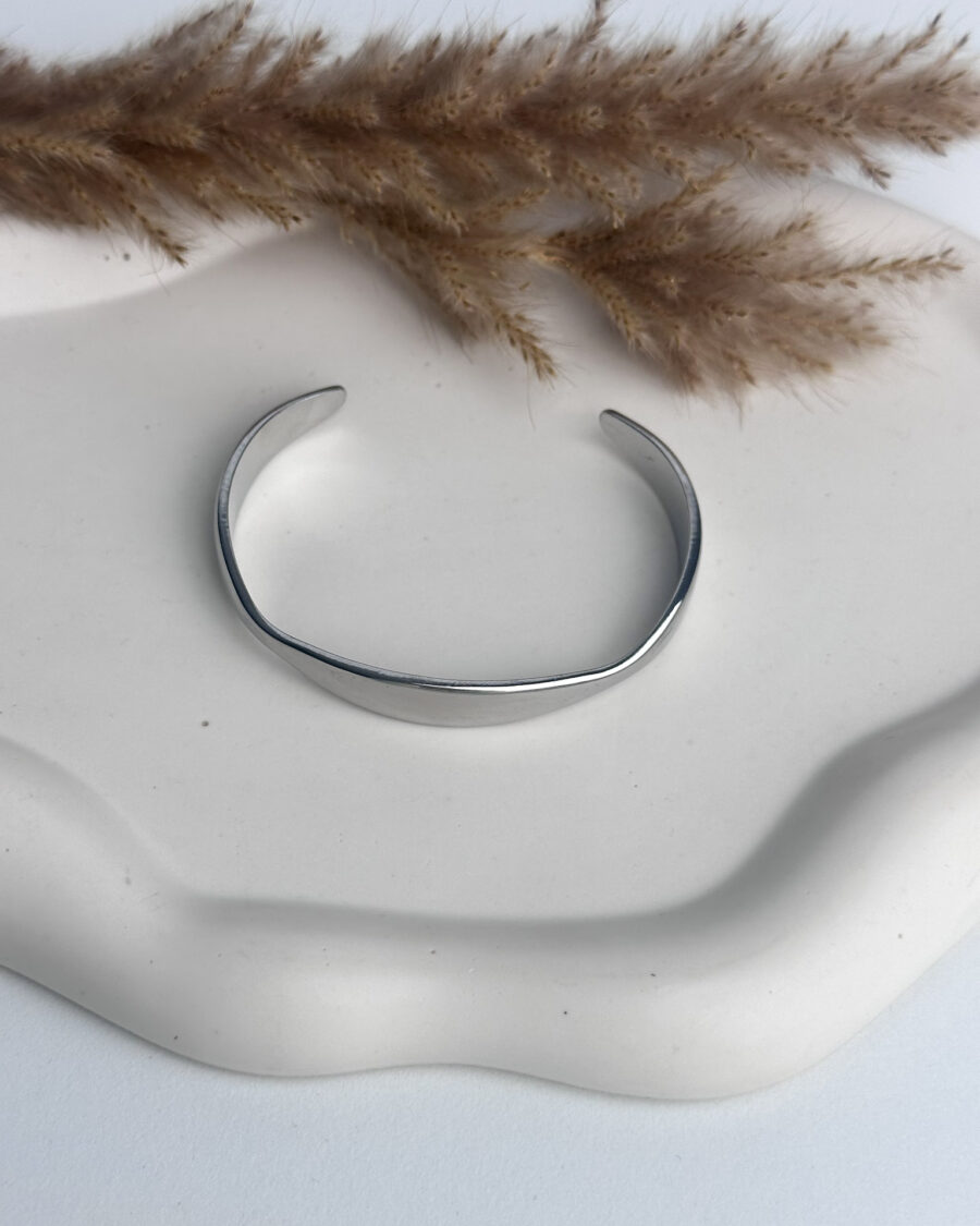 Grace Silver Cuff - Seleniajewels