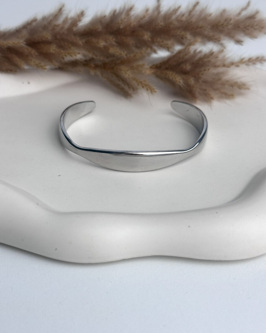 Grace Silver Cuff - Seleniajewels