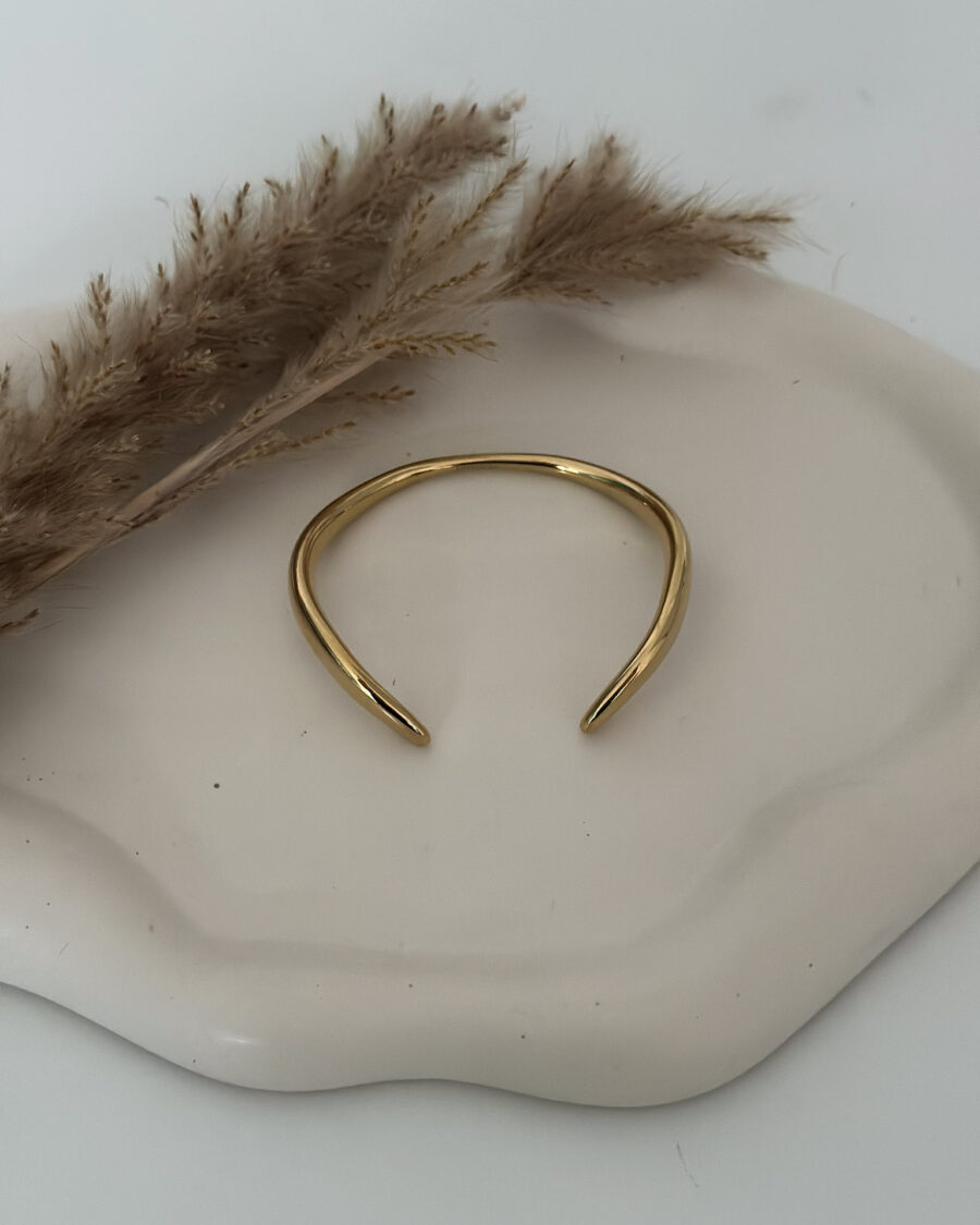 Loving Touch Gold Cuff