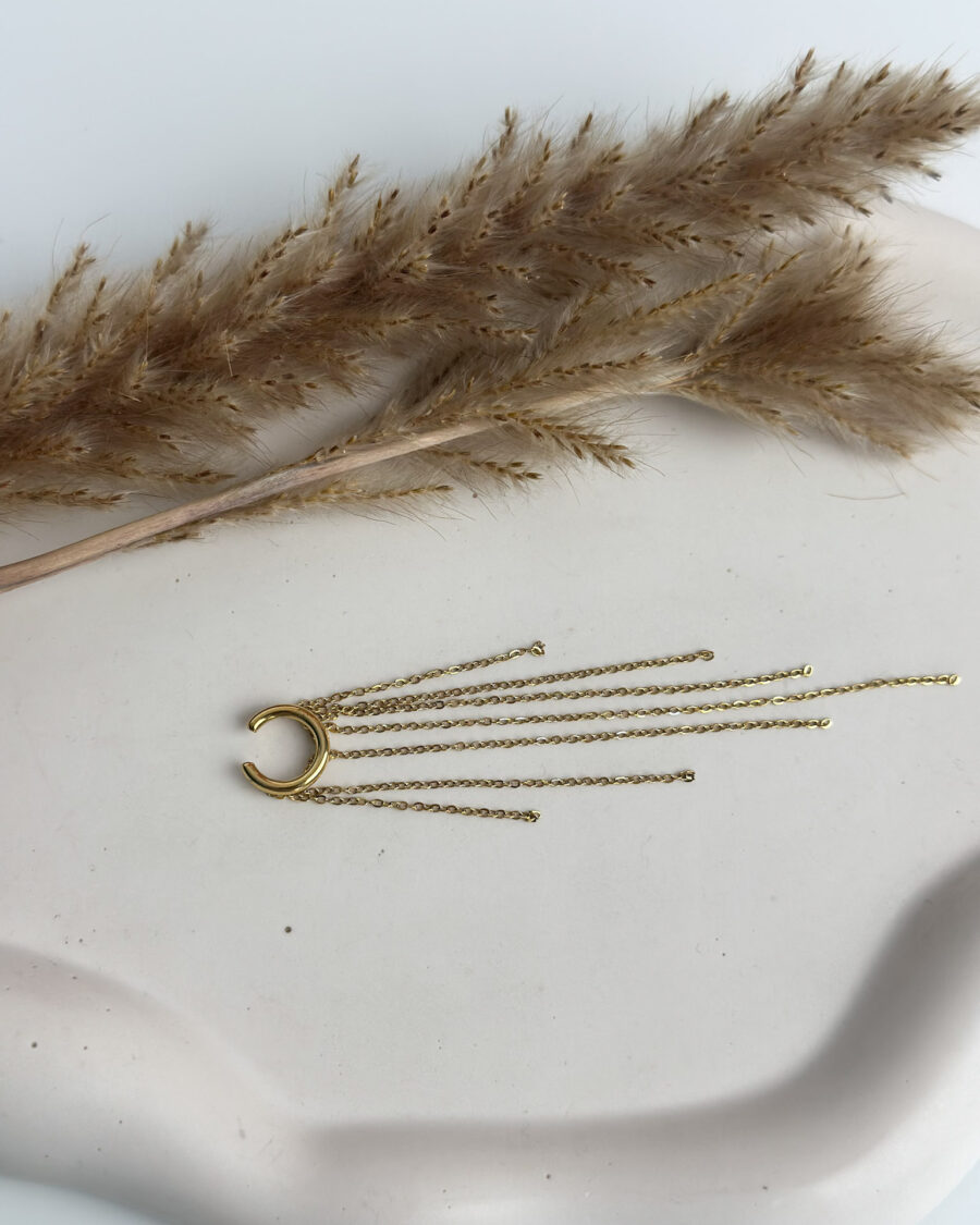 Ami Gold Earcuff - Seleniajewels