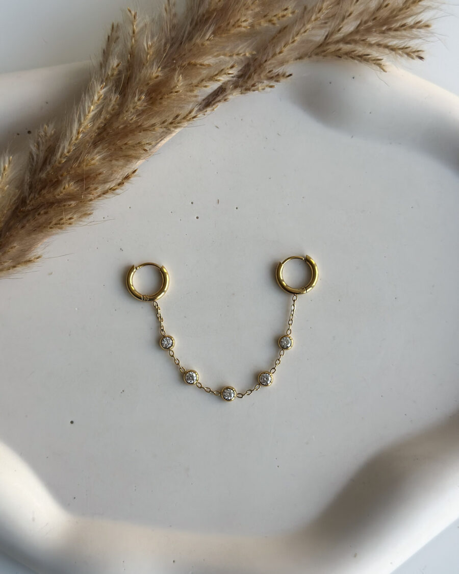 Anna Gold Earring - Seleniajewels