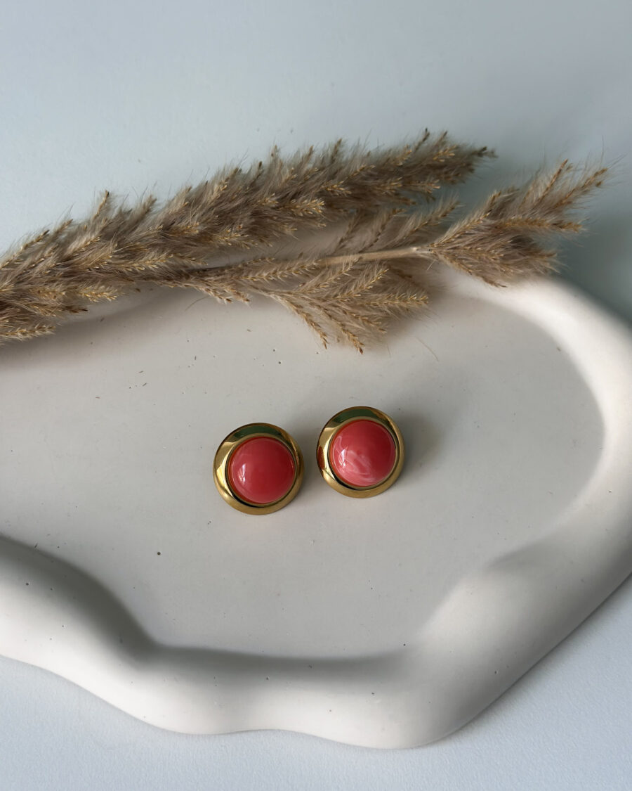 Pink Dot Earrings - Seleniajewels