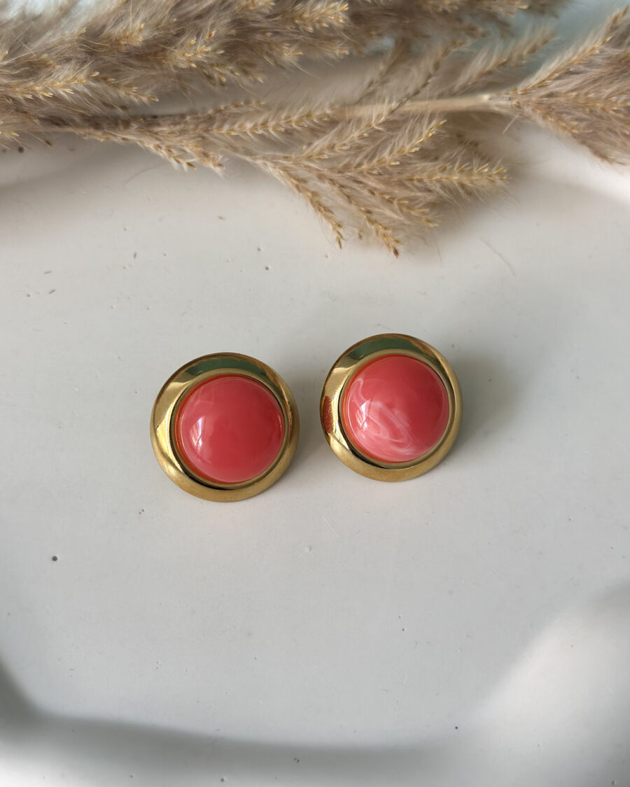 Pink Dot Earrings - Seleniajewels