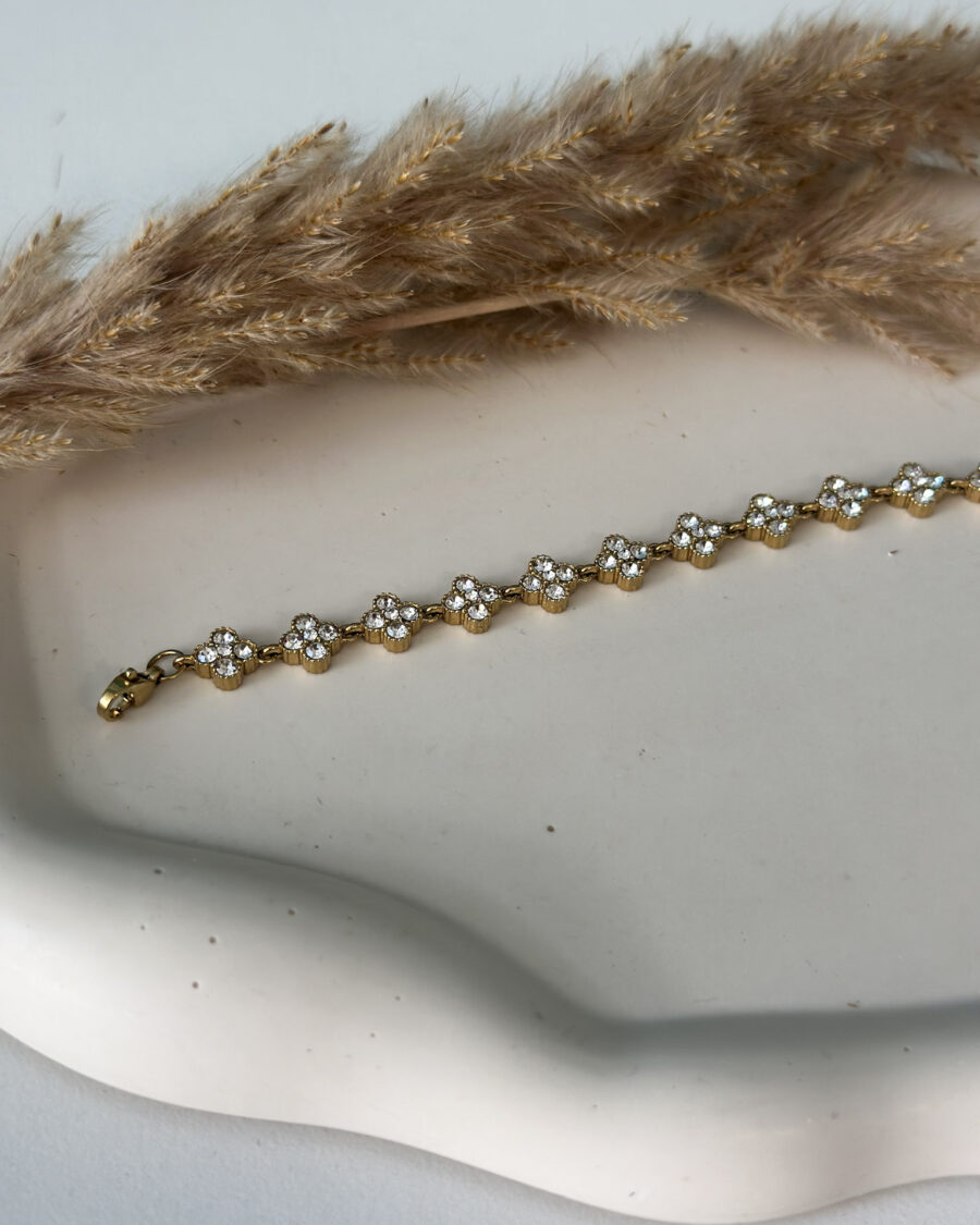 Tiny Blooms Gold Bracelet - Seleniajewels